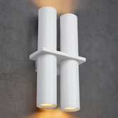Lighting Avenue Cocho Aluminium 4-Light Outdoor Up/Down Wall Light