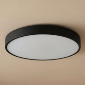 Lighting Avenue Oblique Aluminium Tri-Coloured LED Oyster Light
