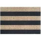 Aria Mats Coir Stripe Black/Natural Rug