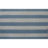 Aria Mats Blue/Cream Stripe Rug
