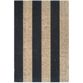Aria Mats Coir Stripe Black/Natural Rug