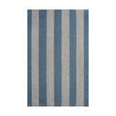 Aria Mats Blue/Cream Stripe Rug