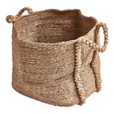 Aria Mats Jute Basket in Plain | Temple & Webster