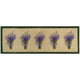 Aria Mats Purple &amp; Green Long Lavender Doormat
