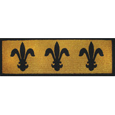 Aria Mats Fleur de Lys Long Coir Doormat