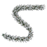 Enchanted &amp; Evergreen 274cm Snowy Morgan LED Christmas Garland