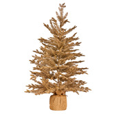 Enchanted &amp; Evergreen Mitra LED Christmas Tree with Hessian Base