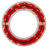 Enchanted &amp; Evergreen Natasha Christmas Tree Skirt with LED