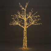 Enchanted &amp; Evergreen Frida Tree with LED Christmas Decoration