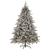 Enchanted &amp; Evergreen Christabel Snowy LED Christmas Tree