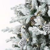 Enchanted &amp; Evergreen Christabel Snowy LED Christmas Tree