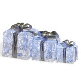 Enchanted &amp; Evergreen 3 Piece Tymon LED Christmas Present Ornament Set