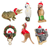 Enchanted &amp; Evergreen 6 Piece Belina Christmas Hanging Ornament Set
