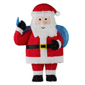 Enchanted &amp; Evergreen Noel Santa LED Christmas Decoration