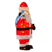 Enchanted &amp; Evergreen Noel Santa LED Christmas Decoration
