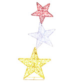 Enchanted &amp; Evergreen Kendry Triple Star LED Christmas Light Display