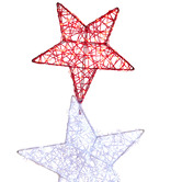 Enchanted &amp; Evergreen Kendry Triple Star LED Christmas Light Display