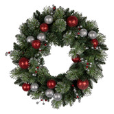 Enchanted &amp; Evergreen Rosa LED Christmas Wreath