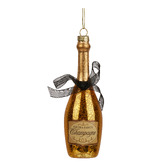 Enchanted &amp; Evergreen Fancy Champagne Christmas Hanging Ornaments