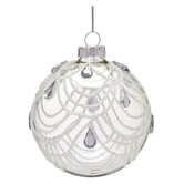 Enchanted &amp; Evergreen Swirl &amp; Jewel Glass Baubles