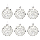 Enchanted &amp; Evergreen Swirl &amp; Jewel Glass Baubles