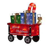 Enchanted &amp; Evergreen Mistralis Cart LED Christmas Decoration