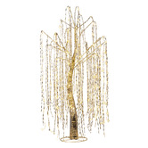 Enchanted &amp; Evergreen 120cm Silver Polarisse LED Willow Christmas Tree