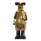 Enchanted &amp; Evergreen Cedrella Moose LED Christmas Decoration