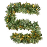 Enchanted &amp; Evergreen Basit LED Christmas Garland