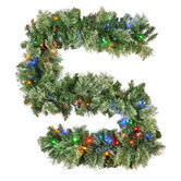 Enchanted &amp; Evergreen Basit LED Christmas Garland