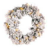 Enchanted &amp; Evergreen Helen LED Christmas Wreath