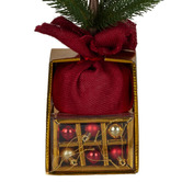 Enchanted &amp; Evergreen Clarion Potted Christmas Tree with Baubles