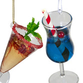 Enchanted &amp; Evergreen 3 Piece Caelan Cocktail Hanging Ornament Set