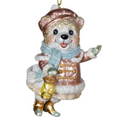 Enchanted &amp; Evergreen 3 Piece Lumina Victorian Animal Hanging Ornament Set