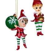 Enchanted &amp; Evergreen 3 Piece Lorien Elf Hanging Ornament Set