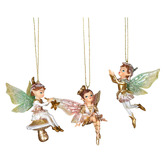Enchanted &amp; Evergreen 3 Piece Lira Fairy Hanging Ornament Set