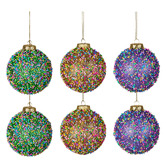 Enchanted &amp; Evergreen 6 Piece Olle Beaded Bauble Set
