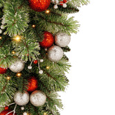 Enchanted &amp; Evergreen 90cm Jingle Bells Teardrop LED Christmas Swag