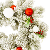 Enchanted &amp; Evergreen 274cm Snowy Elegance LED Christmas Garland