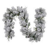 Enchanted &amp; Evergreen 274cm Alpine Snow LED Christmas Garland