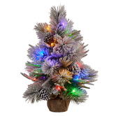 Enchanted &amp; Evergreen 61cm Alpine Snow LED Christmas Tree