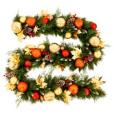 Enchanted &amp; Evergreen 274cm Fauna LED Christmas Garland