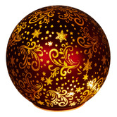 Enchanted &amp; Evergreen 3 Piece Linden LED Glass Spheres Christmas Ornament