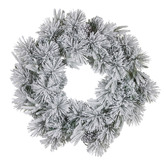 Enchanted &amp; Evergreen 61cm Alpine Snow LED Christmas Wreath