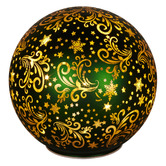 Enchanted &amp; Evergreen 3 Piece Linden LED Glass Spheres Christmas Ornament