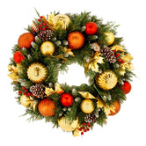 Enchanted &amp; Evergreen 61cm Fauna LED Christmas Wreath