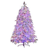 Enchanted &amp; Evergreen Riley Crystal Snow LED Christmas Tree