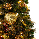Enchanted &amp; Evergreen Palmer Deluxe Mountain Pine LED Potted Christmas Tree