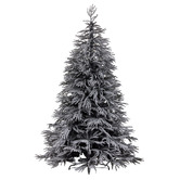 Enchanted &amp; Evergreen Selma Midnight Snow LED Christmas Tree