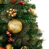 Enchanted &amp; Evergreen Palmer Deluxe Mountain Pine LED Potted Christmas Tree